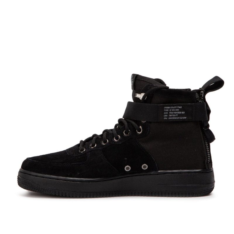 nike sf air force 1 mid schwarz 920751