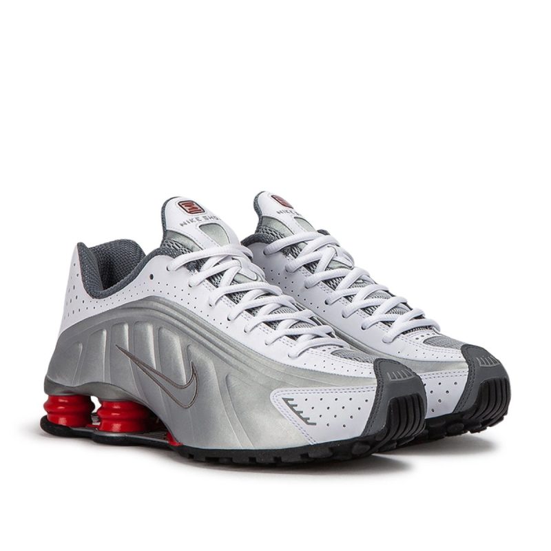 nike shox r4 og weiss silber 313995