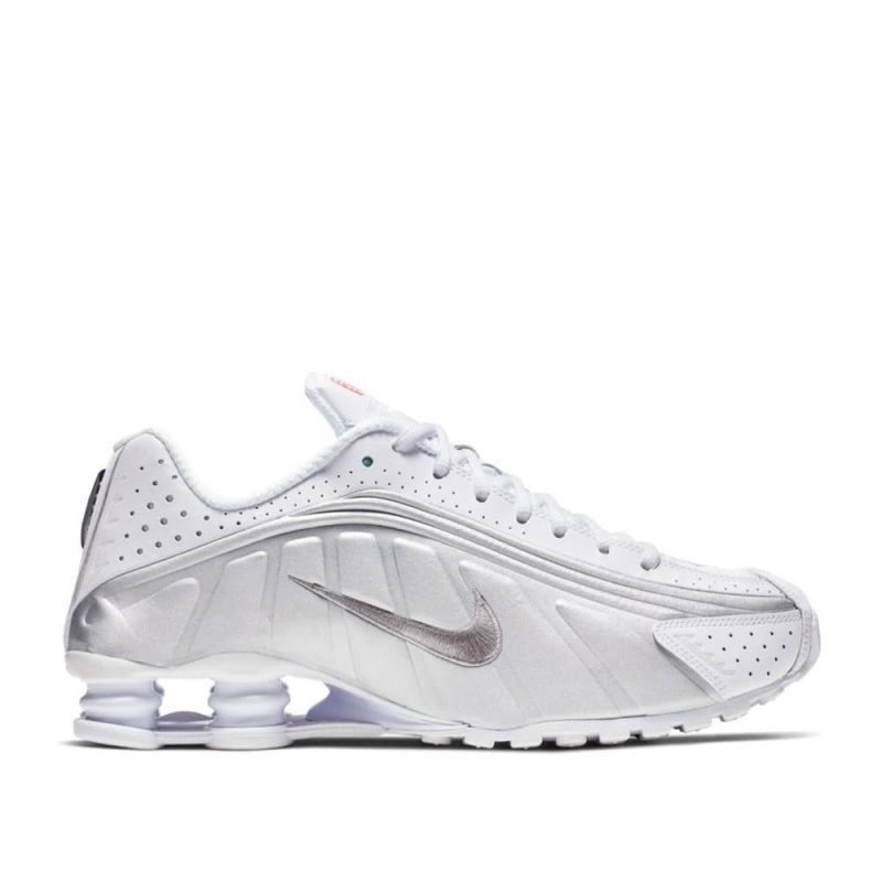 nike shox r4 weiss silber 195310