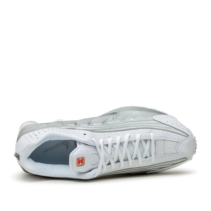 nike shox r4 weiss silber 344551