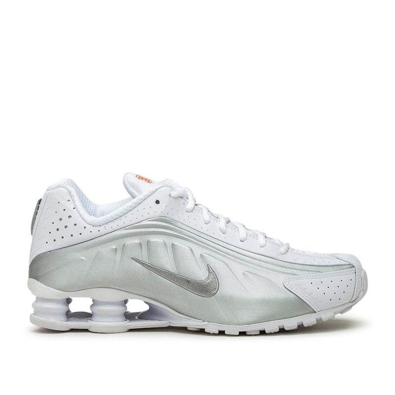 nike shox r4 weiss silber 500147