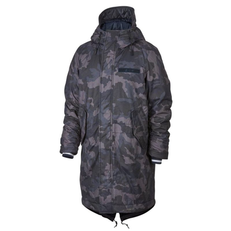 nike sportswear nsw synthetic fill parka dunkelgrau 569522