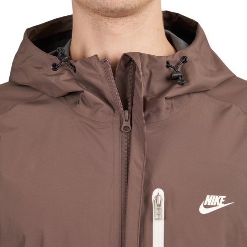 nike sportswear storm fit legacy hooded jacket braun 520085