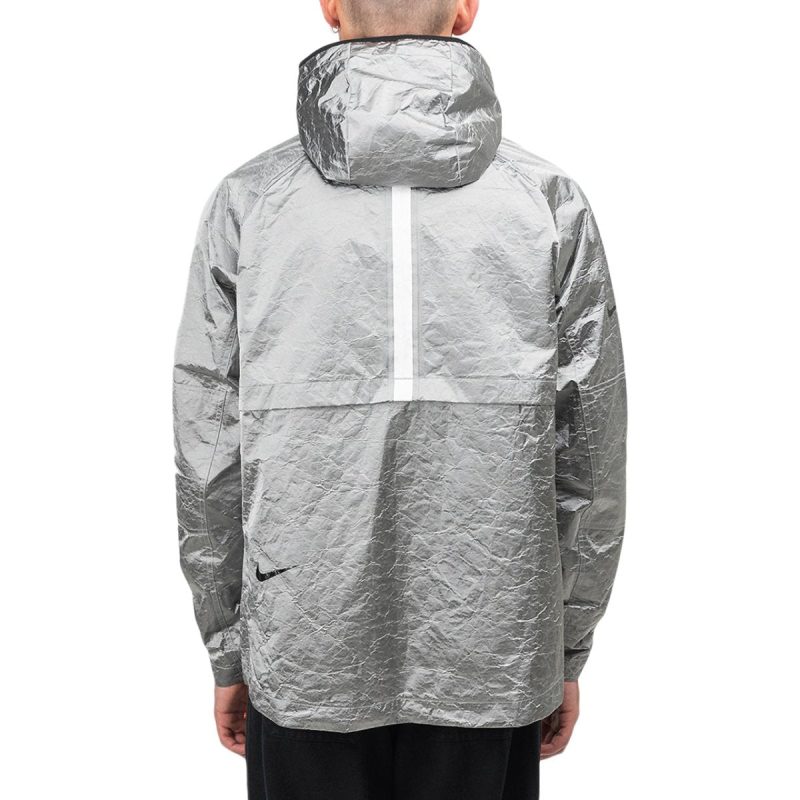 nike tech pack woven hooded jacket silber 953102