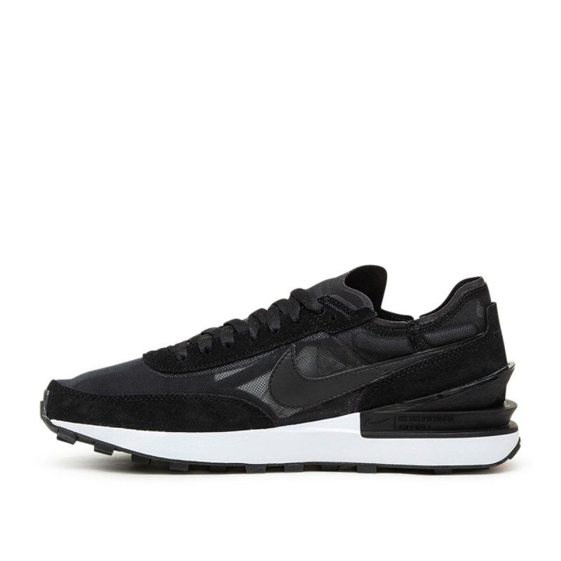 nike waffle one black white 433310