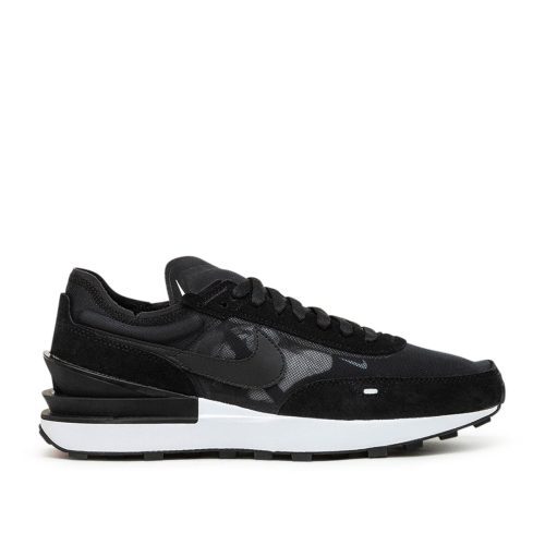 nike waffle one black white 443607