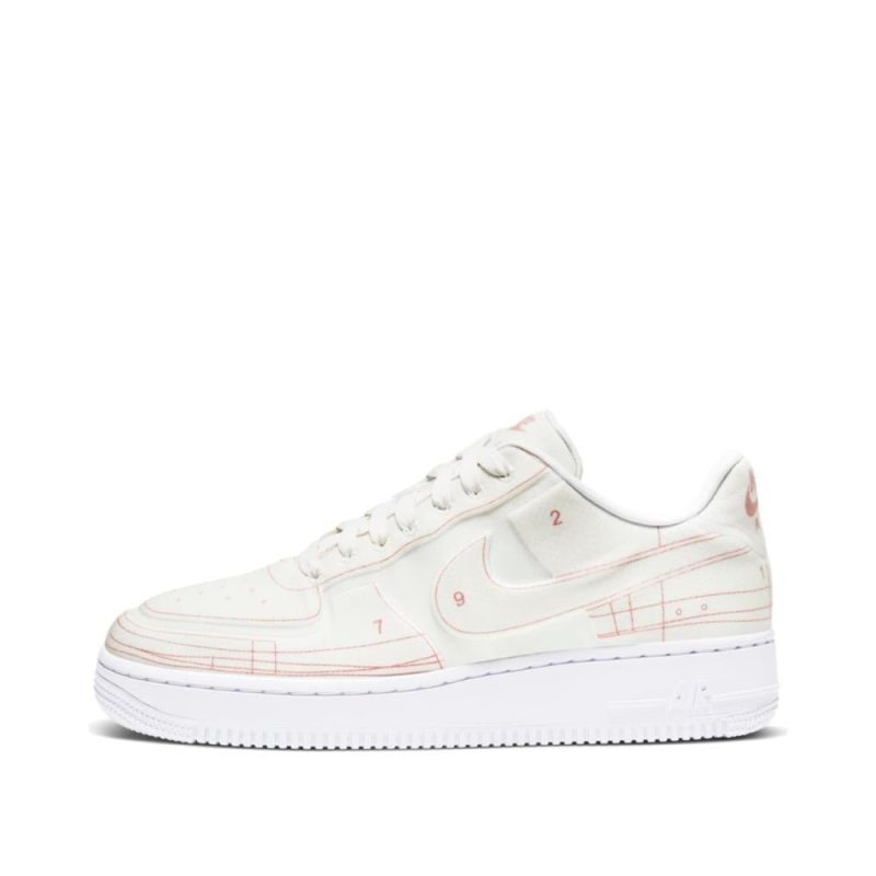 nike wmns air force 1 07 lx weiss rot 551098