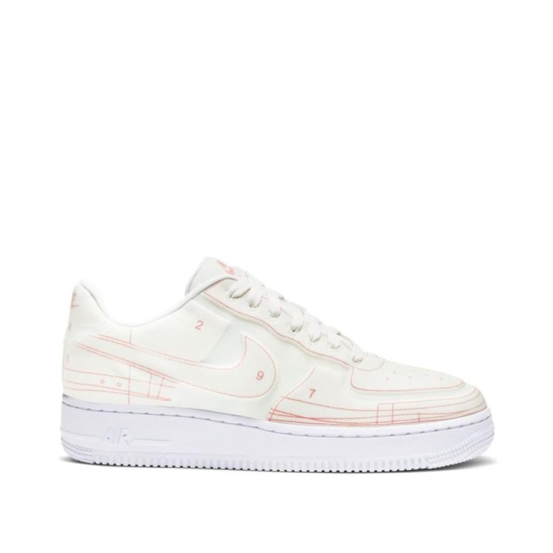 nike wmns air force 1 07 lx weiss rot 937265