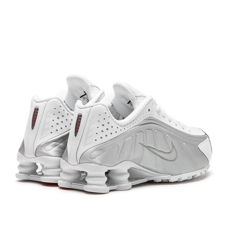 nike wmns shox r4 weiss silber 292477