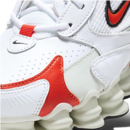 nike wmns shox tl nova weiss orange 106430