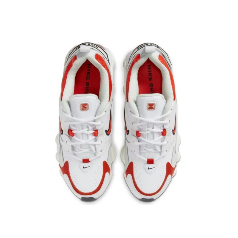 nike wmns shox tl nova weiss orange 156898