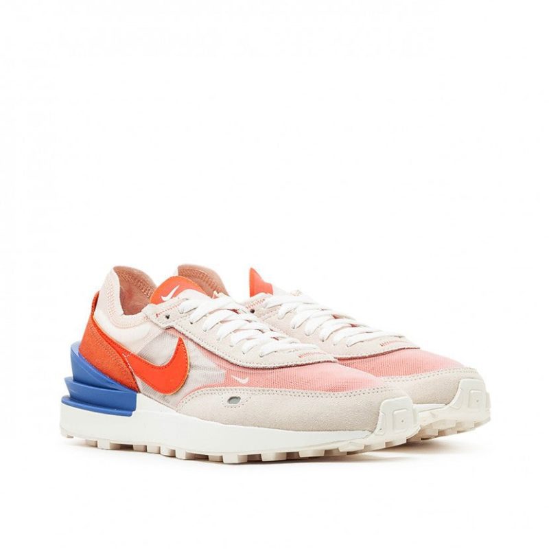 nike wmns waffle one beige orange 782644