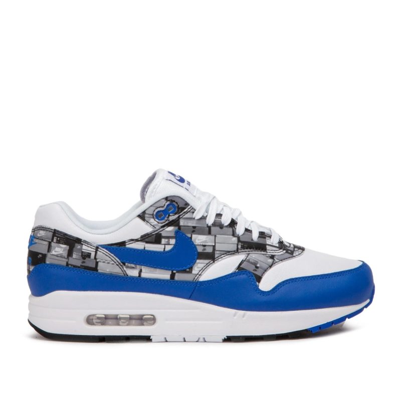 nike x atmos air max 1 print we love nike weiss blau 954497