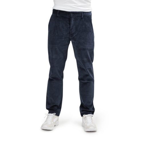 norse projects albin corduroy pants dunkelblau 843501