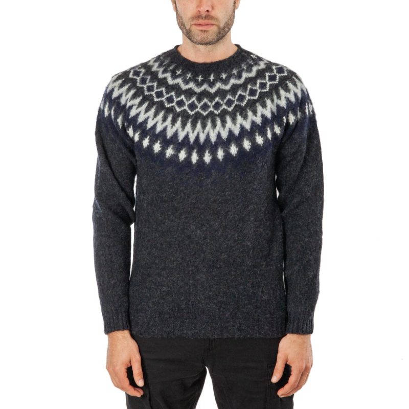 norse projects birnir fairisle grau meliert 750717