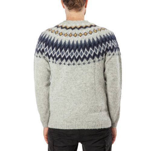 norse projects birnir fairisle hellgrau meliert 636214