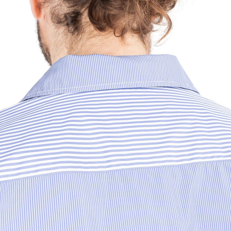 norse projects carsten ss poplin shirt blau weiss 179614