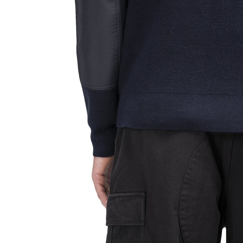 norse projects fjord tech half zip navy 247404