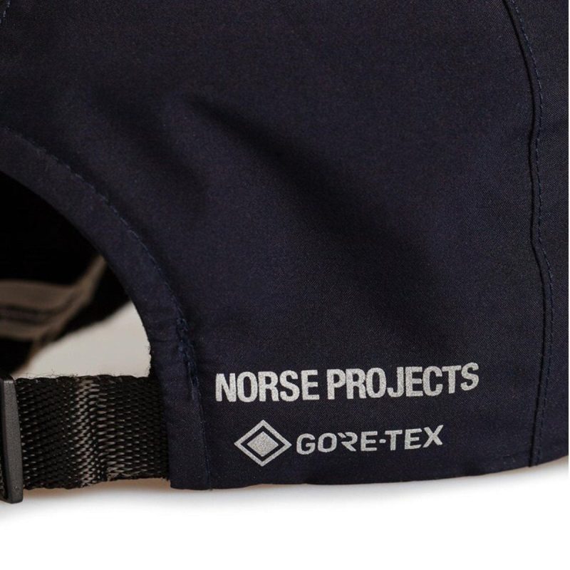 norse projects gore tex sports cap navy 997222