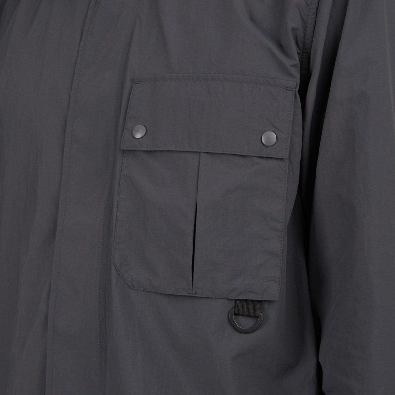 norse projects jens packable jacket grau 881289