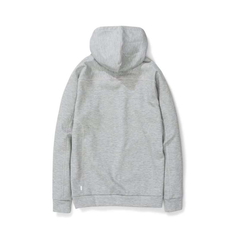 norse projects ketel sport hoodie hellgrau 565342