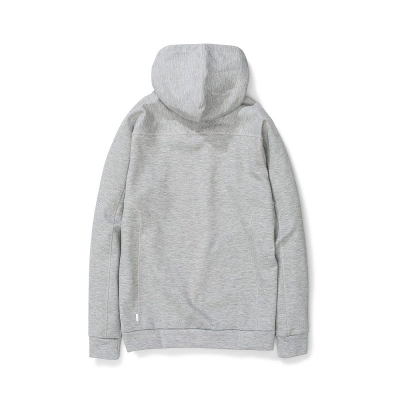 norse projects ketel sport hoodie hellgrau 992535