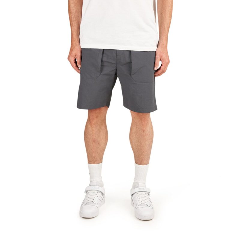 norse projects luther packable short grau 131344