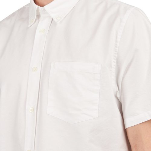 norse projects osvald oxford ss shirt weiss 823963