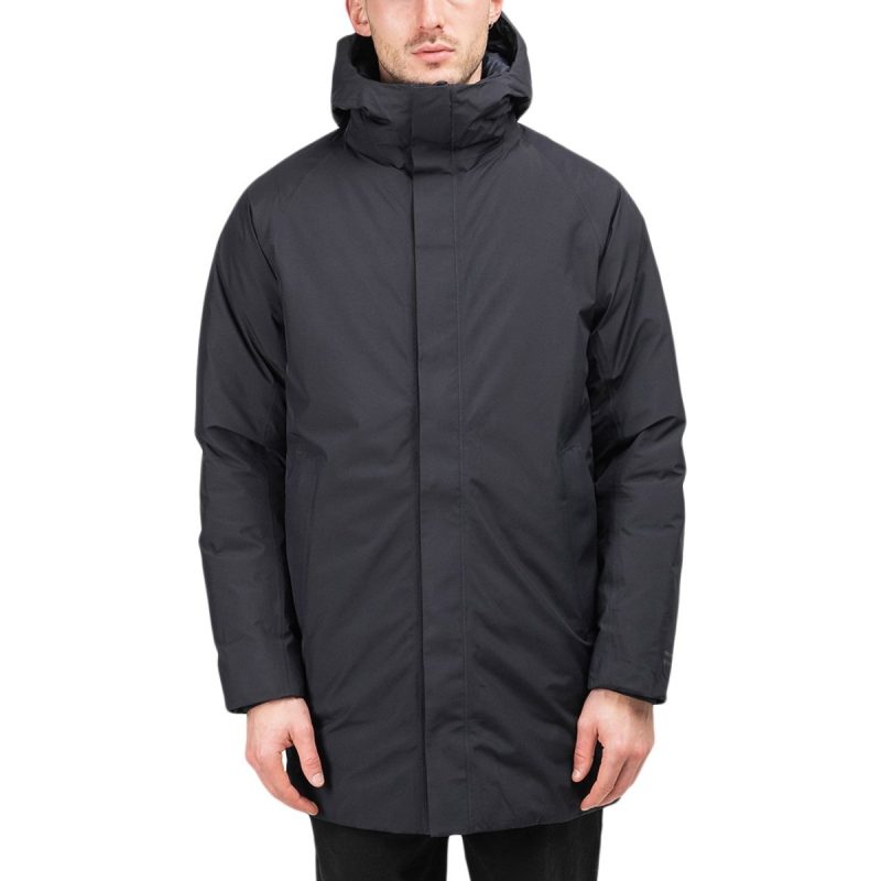 norse projects rokkvi 50 gore tex parka navy 114983