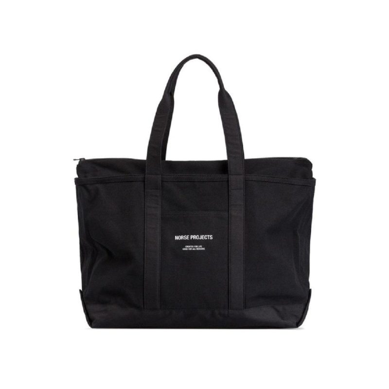 norse projects stefan canvas bag schwarz 786645