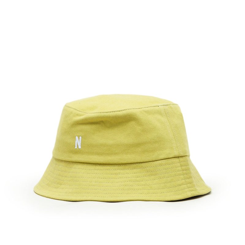 norse projects twill bucket hat gelb 310943