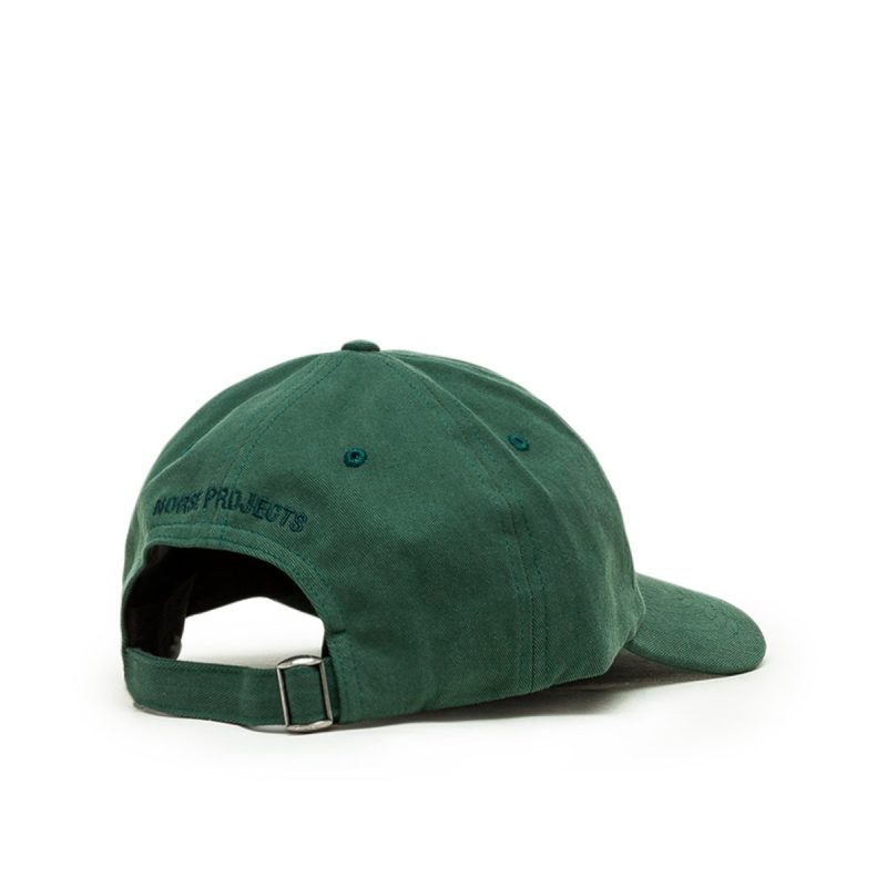 norse projects twill sports cap dunkelgrun 158148