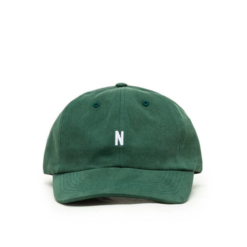 norse projects twill sports cap dunkelgrun 280696