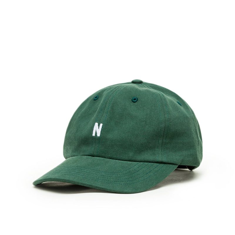 norse projects twill sports cap dunkelgrun 430423