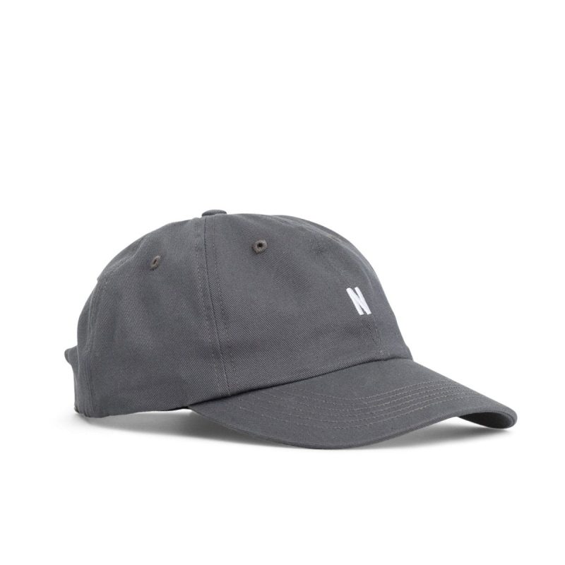 norse projects twill sports cap grau 330740