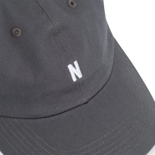 norse projects twill sports cap grau 633604