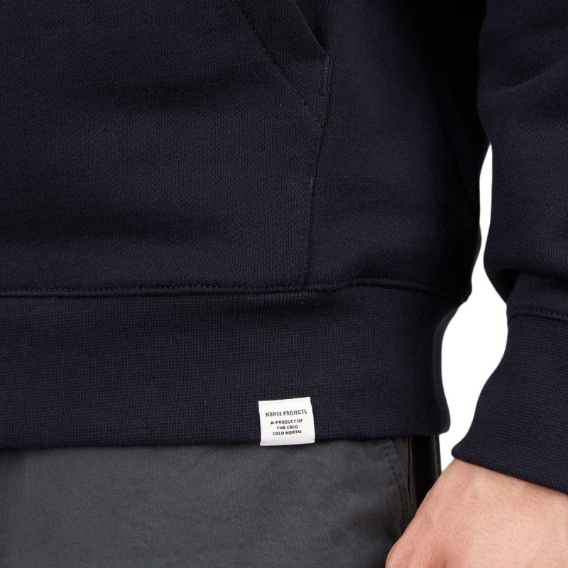 norse projects vagn classic hoodie navy 927461