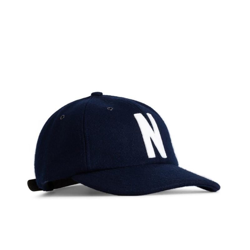 norse projects wool sports cap navy 639137