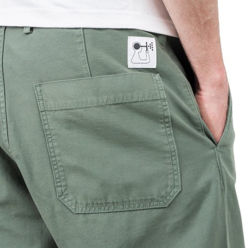 norse projects x geoff mcfetridge lukas backsatin pant grungrau 210792