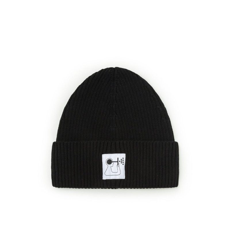 norse projects x geoff mcfetridge rib beanie schwarz 605834