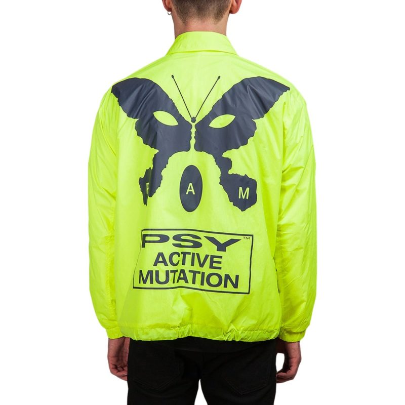 pam alien morphosis coach jacket neongelb 652548