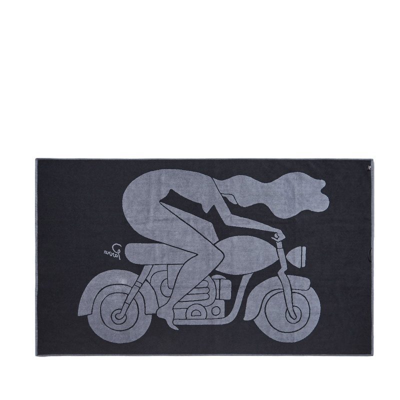 parra backwards towel indigo 416590