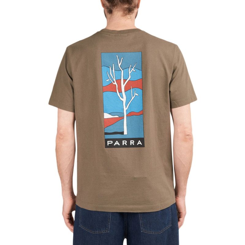 parra dead tree t shirt oliv 311887