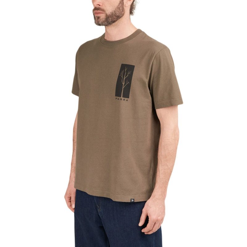 parra dead tree t shirt oliv 410759