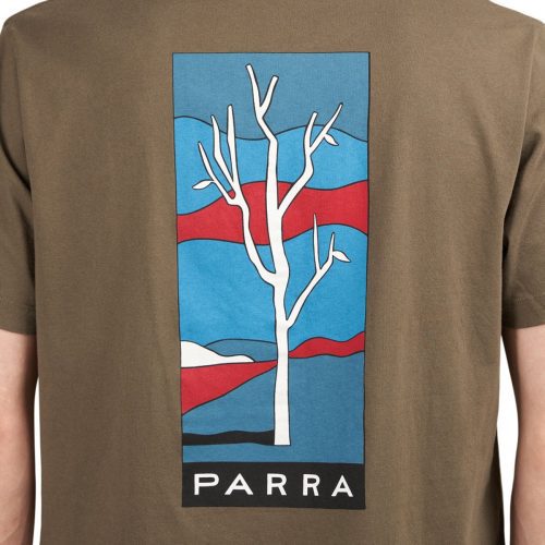 parra dead tree t shirt oliv 831983