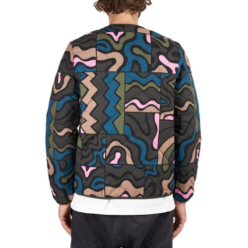 parra gem stone pattern quilted jacket multi 708793