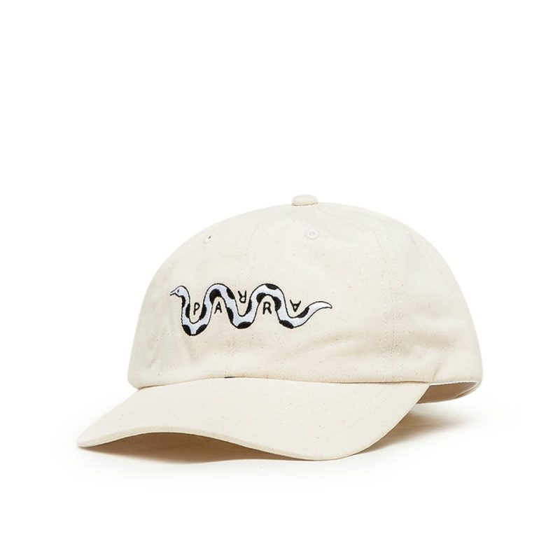 parra snaked 6 panel hat beige 274992