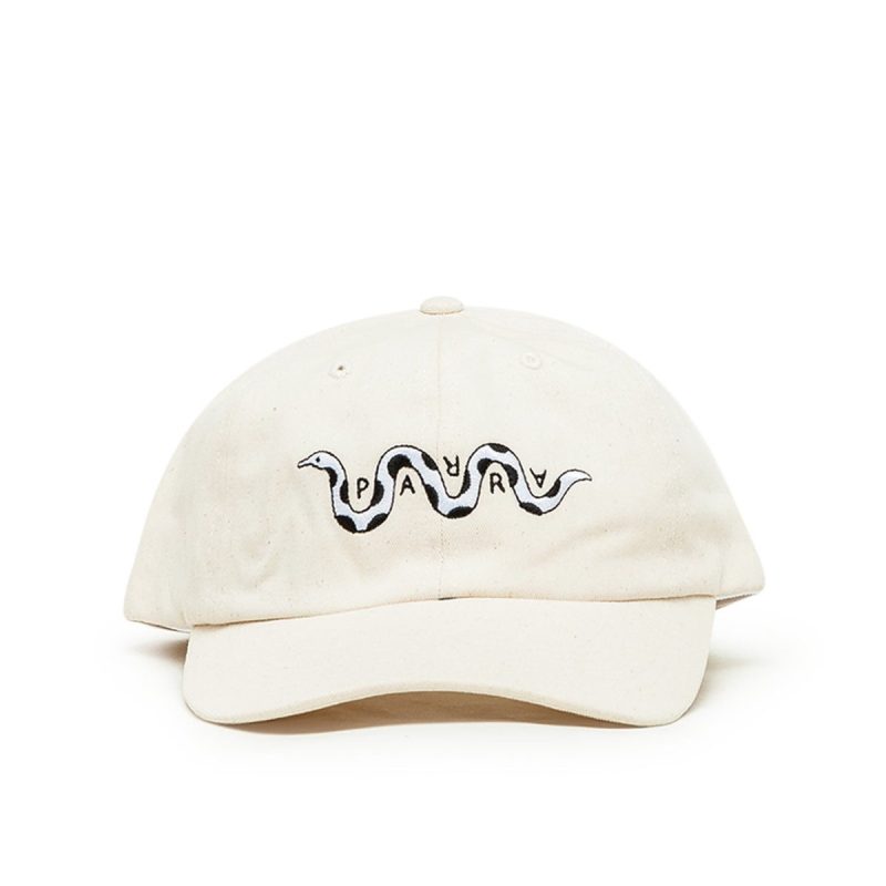 parra snaked 6 panel hat beige 371956