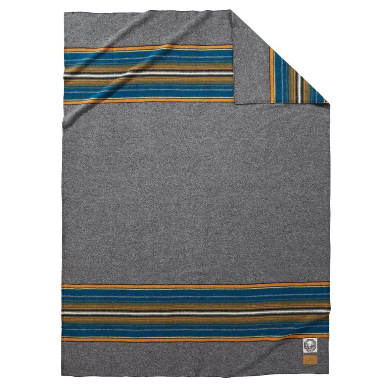 pendleton olympic national park throw grau 703390