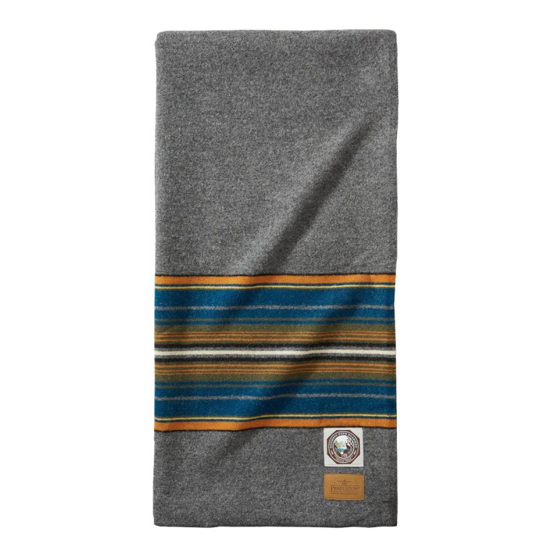 pendleton olympic national park throw grau 869217